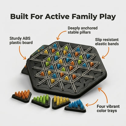 Triangle Board Game - Engaging Family Bond Without Complicated Rules