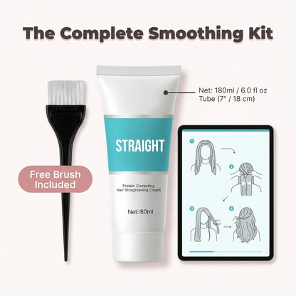 Hair Smoothing Cream - Smooth Straight Hair Without Daily Heat Styling