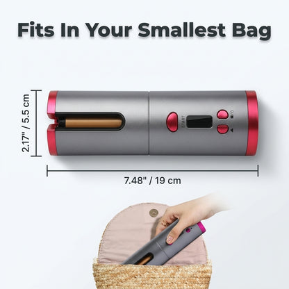 Cordless Hair Curler - Effortless Curls Without Salon Time