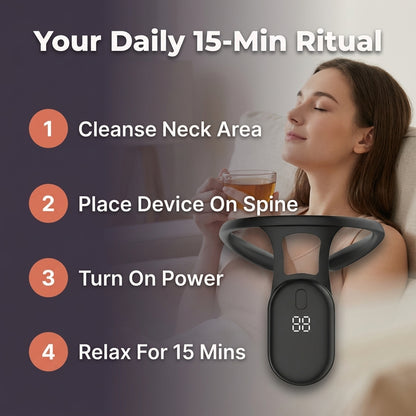Ultrasonic Therapy Device - Tension Relief Without Complicated Routines