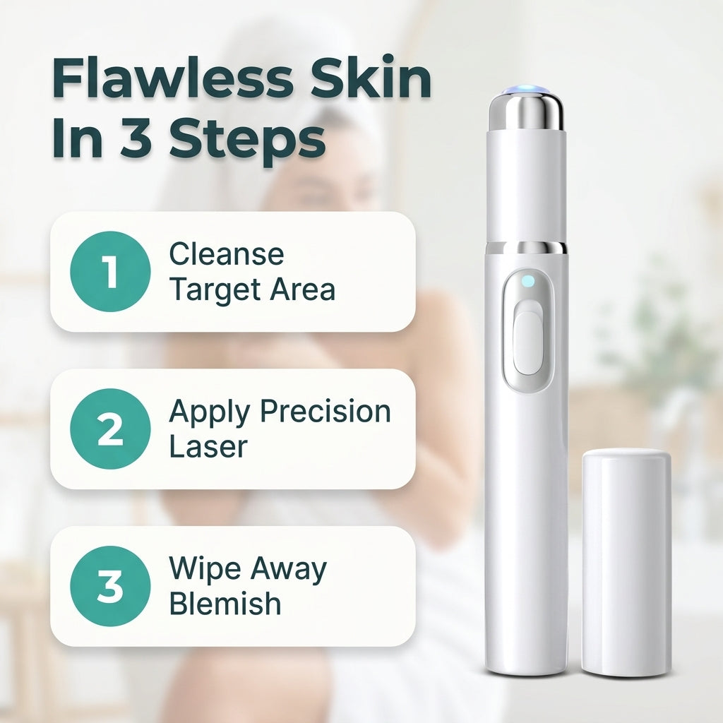 Laser Skin Tag Remover — Targets Spots, Tags & Blemishes From Home