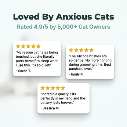 Cat Massage Grooming Brush — Calms Stress While Caring For Their Coat