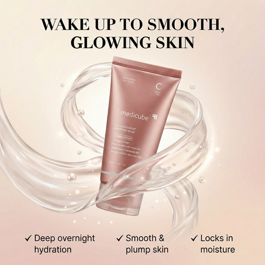 Noční kolagenová maska - Probuďte se s hladkou a odpočatou pletí