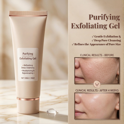 ג׳ל פילינג להסרת תאים מתים - עור חלק וזוהר ללא שפשוף חזק