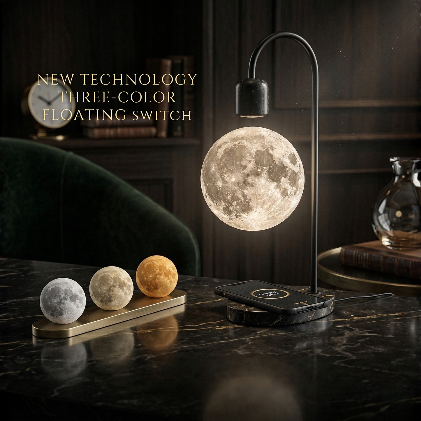 Lampada Luna - Notte Rilassante Senza Luci Ingombranti