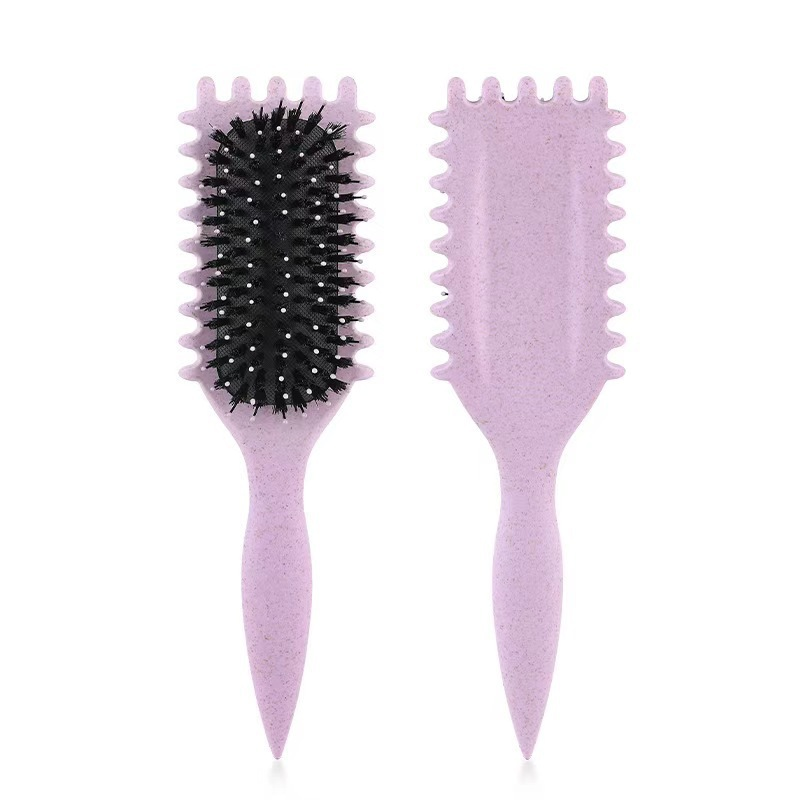 Anti-Frizz Curl Styling Brush — Defines Curls Without Frizz Or Pulling