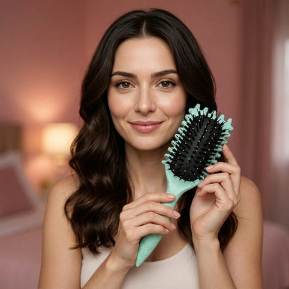 Anti-Frizz Curl Styling Brush — Defines Curls Without Frizz Or Pulling