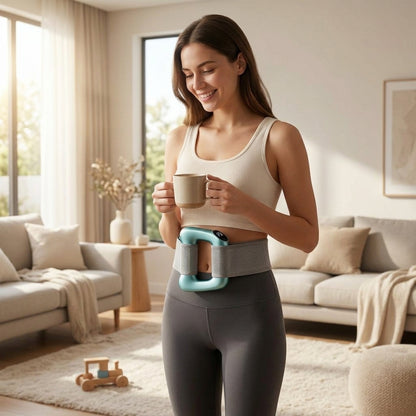 Vibračný pás na pás - Denná podpora zoštíhlenia bez náročných cvičení