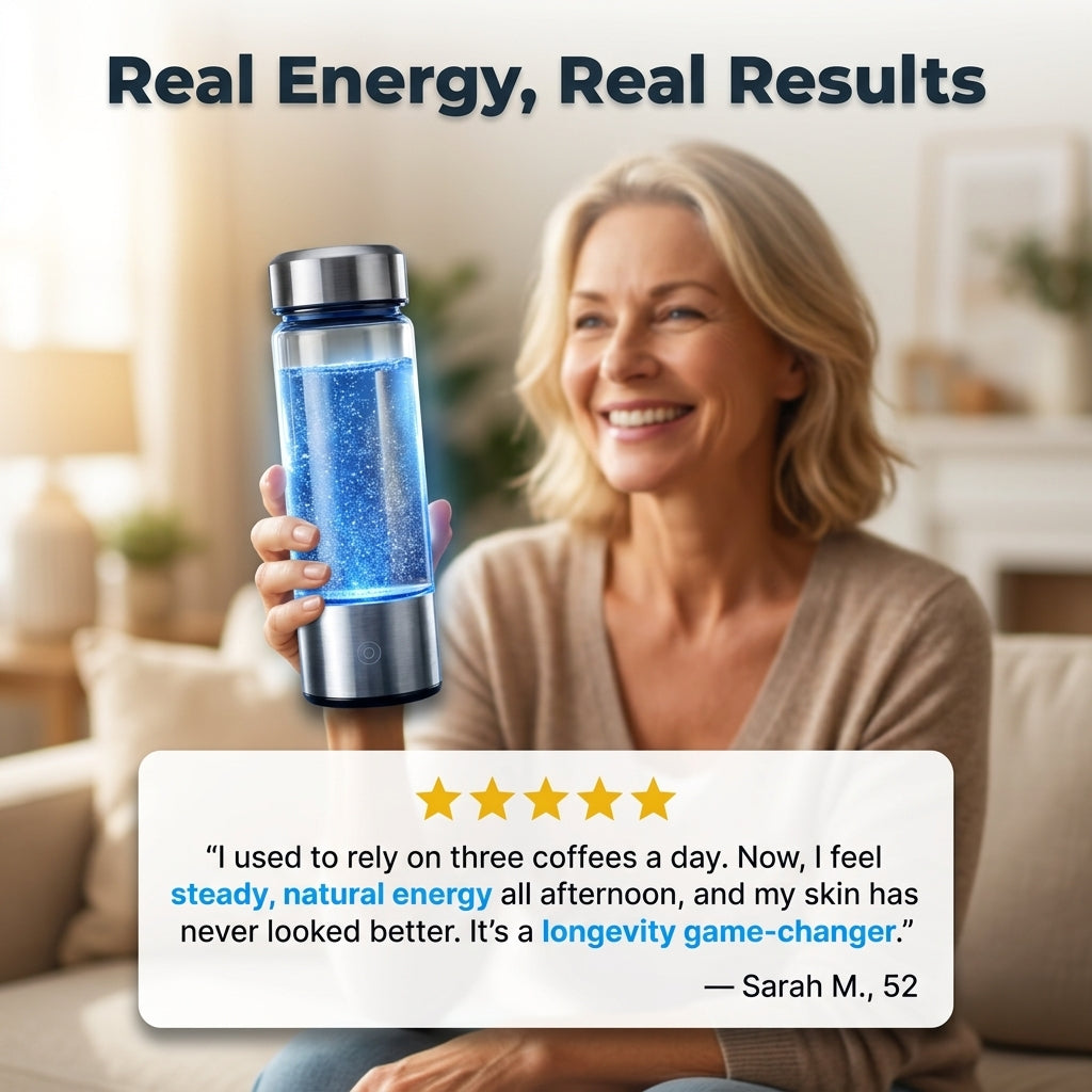 PureAqua™ - Advanced Electrolysis Bottle for Consistent Hydration