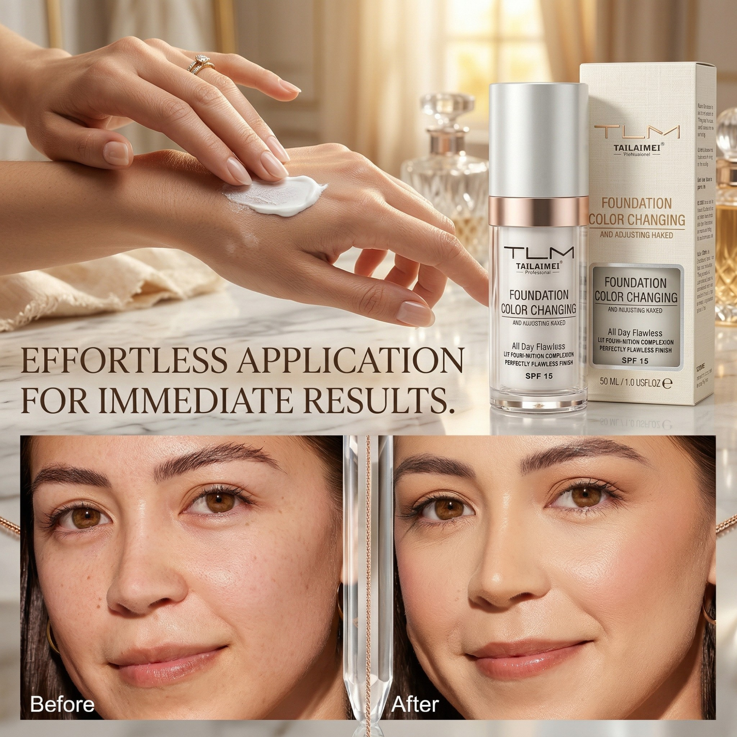 Fondotinta Correttore di Colore - Uniforma l'Incarnato Senza Indovinare la Tonalità