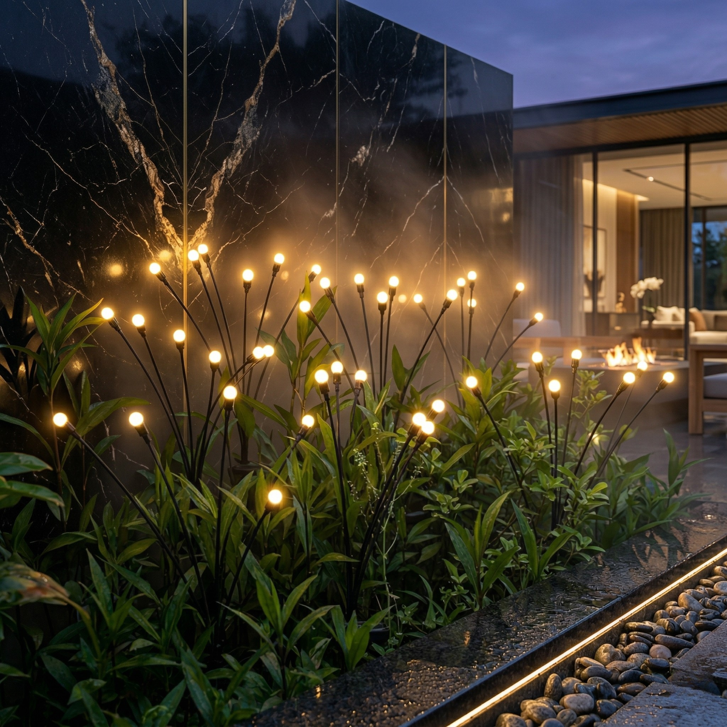 Solárne záhradné svetlá - Záhradné svetlo bez nepríjemného osvetlenia