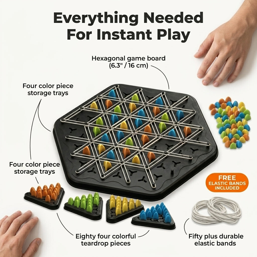 Triangle Board Game - Engaging Family Bond Without Complicated Rules