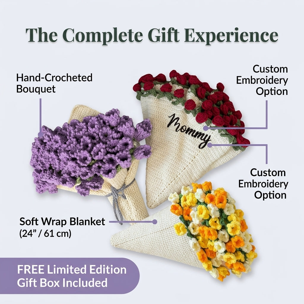Heklet rose - Varige blomster uten visning
