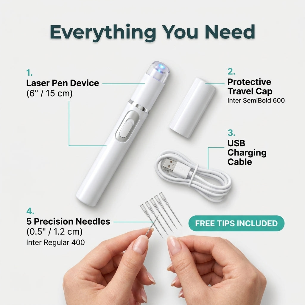 Laser Skin Tag Remover — Targets Spots, Tags & Blemishes From Home