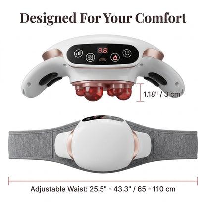 Masážní pás na břicho – pohodlí břicha bez těsného stahování