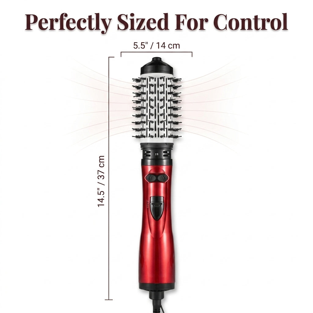 Objemová kefa na fénovanie - 3v1 nástroj pre kadernícke výsledky doma