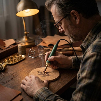 Wood Burning Craft Pen Kit - Personalized Crafting Without Uneven Burning