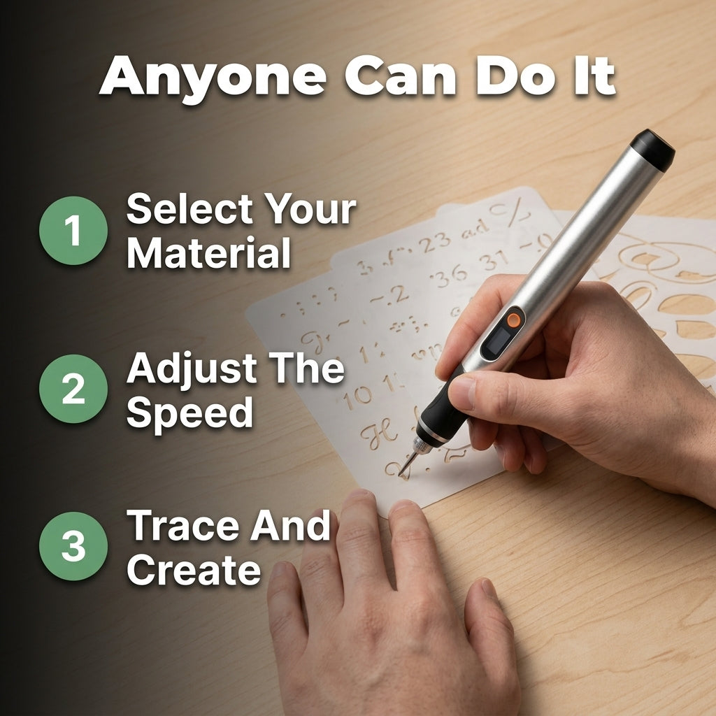 Electric Engraving Pen - Personalize Gifts Without Complex Tools