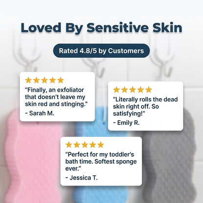 Exfoliating Sponge - Smooth Skin Without Harsh Scrubbing