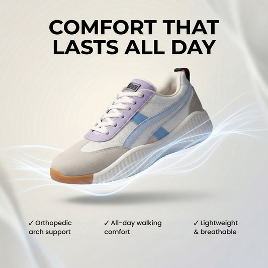 Sneakers Ortopediche da Donna – La Fine del Dolore ai Piedi Quotidiano