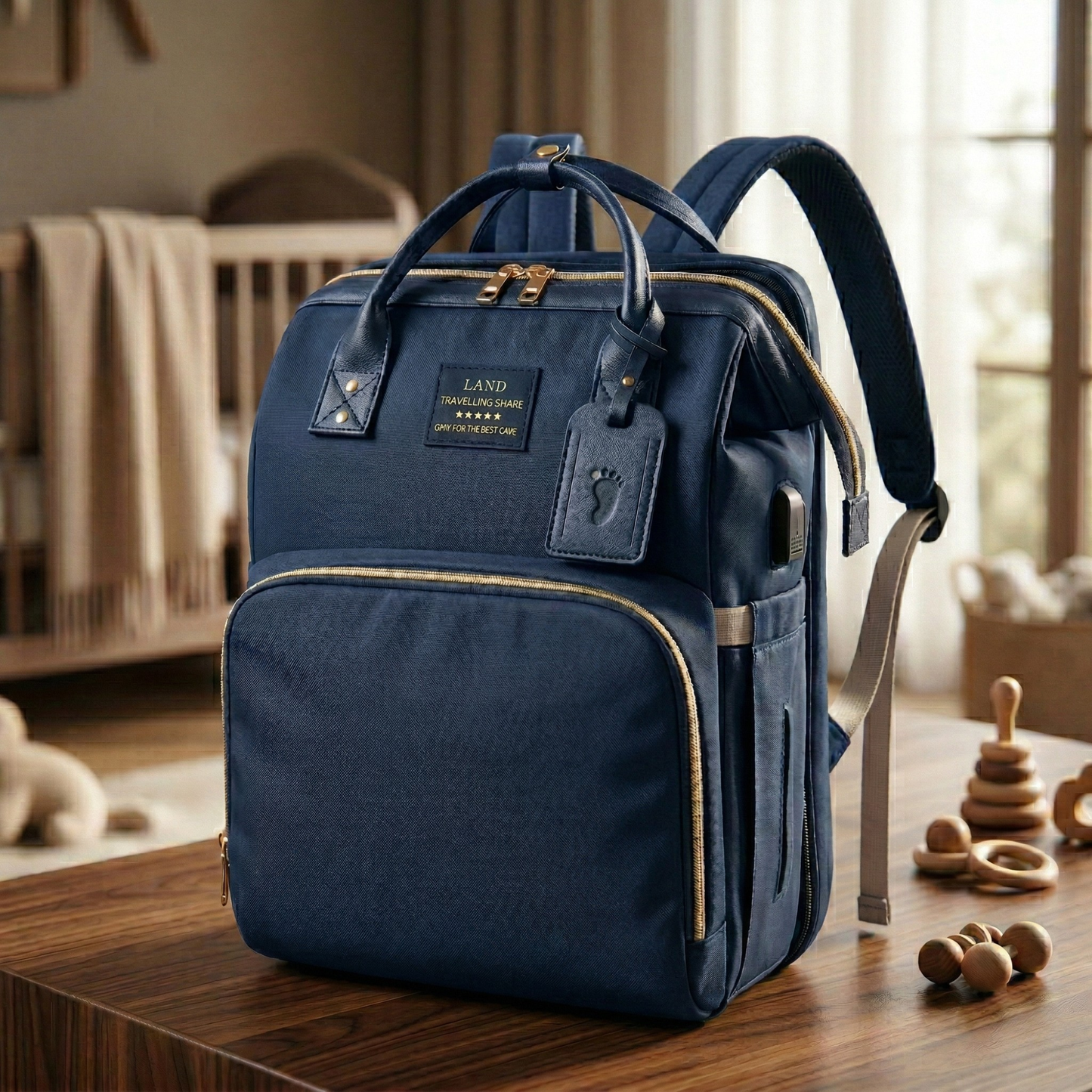 Sac à Langer - Un Endroit Organisé et Sûr pour Bébé Partout