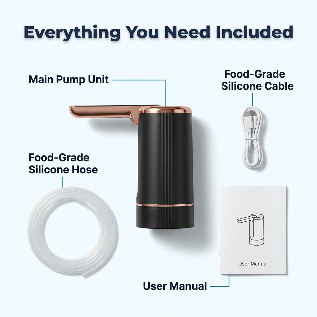 Automatic Water Bottle Pump — Easy Dispensing Without Heavy Lifting