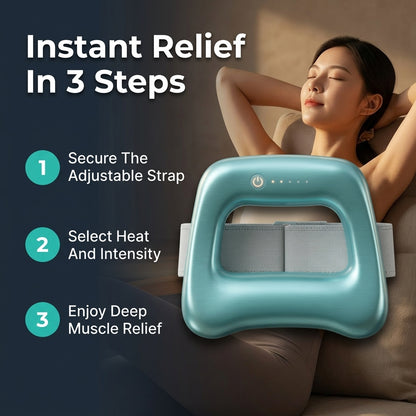 Heated Percussion Massager - Relieve Muscle Tension Without Expensive Massage Sessions