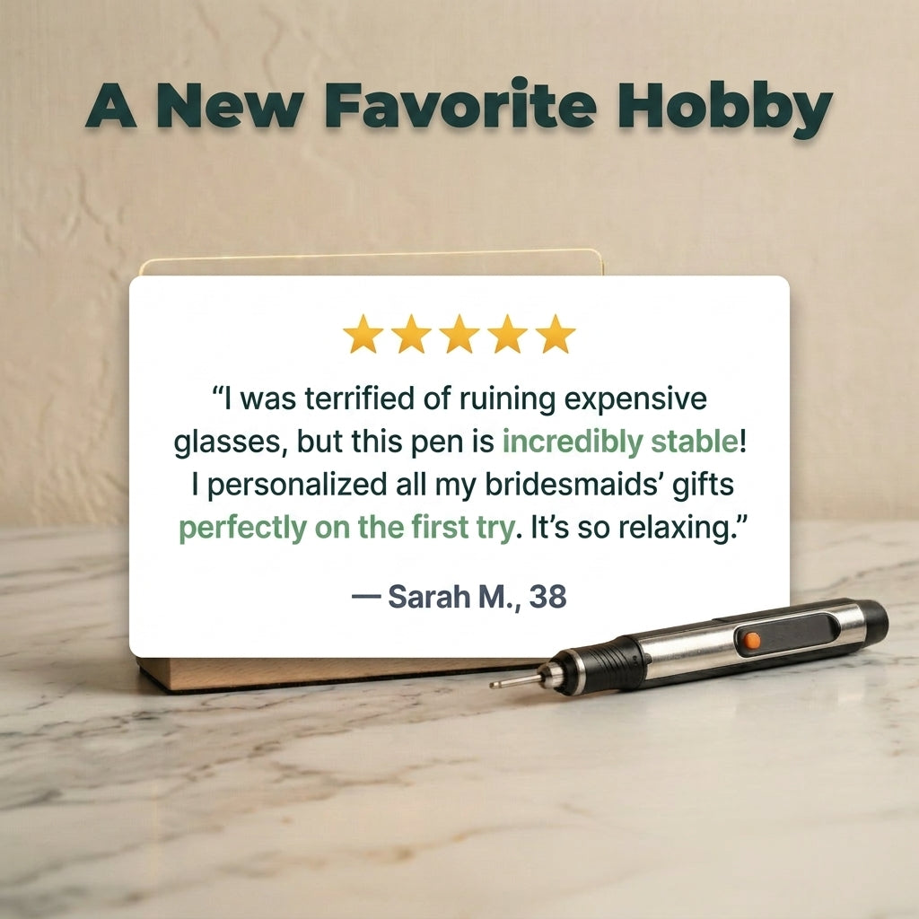 Electric Engraving Pen - Personalize Gifts Without Complex Tools