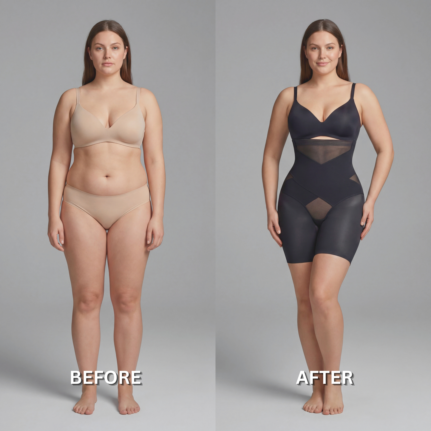 Stahovací šortky – Definovaná silueta bez shrnování a škrcení