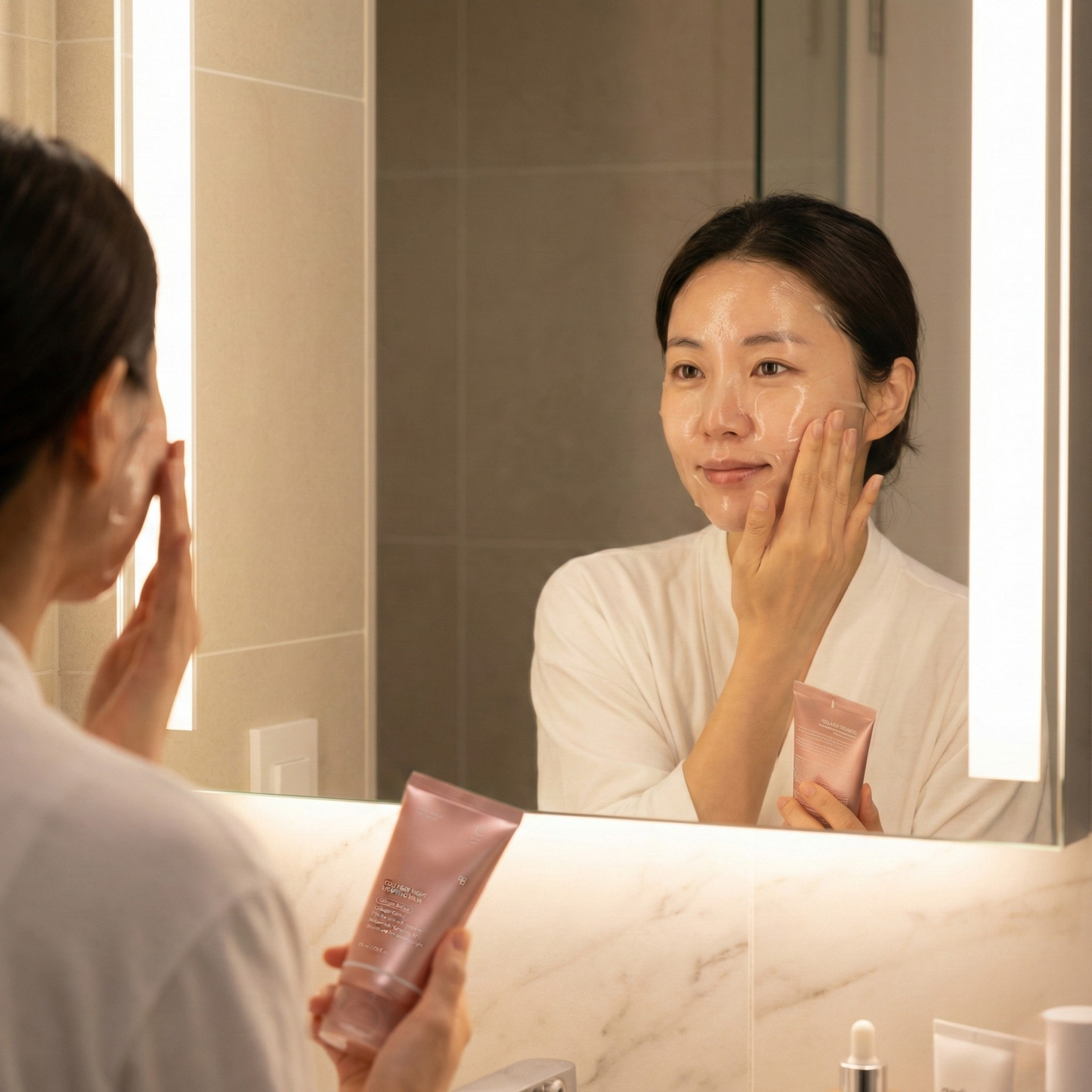 Noční kolagenová maska - Probuďte se s hladkou a odpočatou pletí