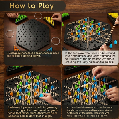 Triangle Board Game - Engaging Family Bond Without Complicated Rules