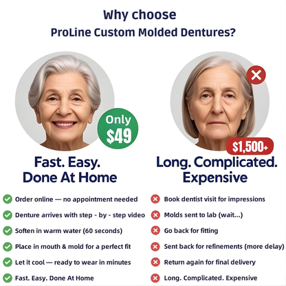 Zvykle tvarované zubní protézy - Sebevědomí bez volných protéz