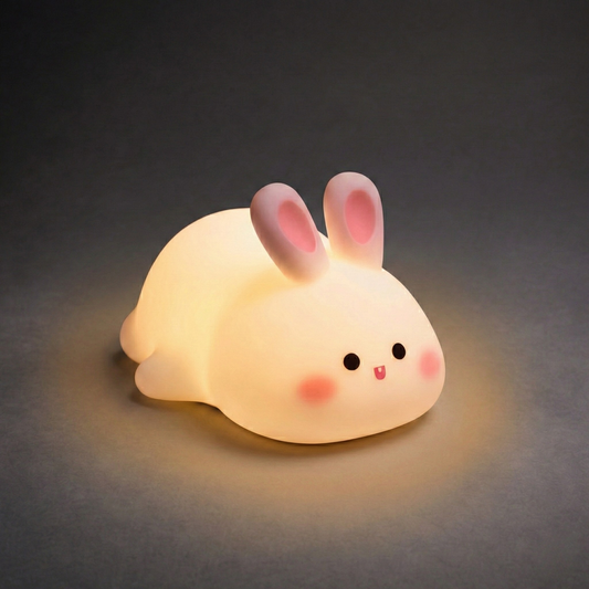 Měkká noční lampa Králíček - Uklidňující světlo pro lepší spánek