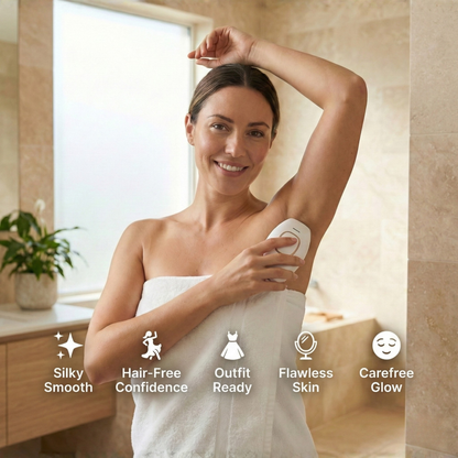 מכשיר הסרת שיער בלייזר - עור חלק בלי גילוח אינסופי