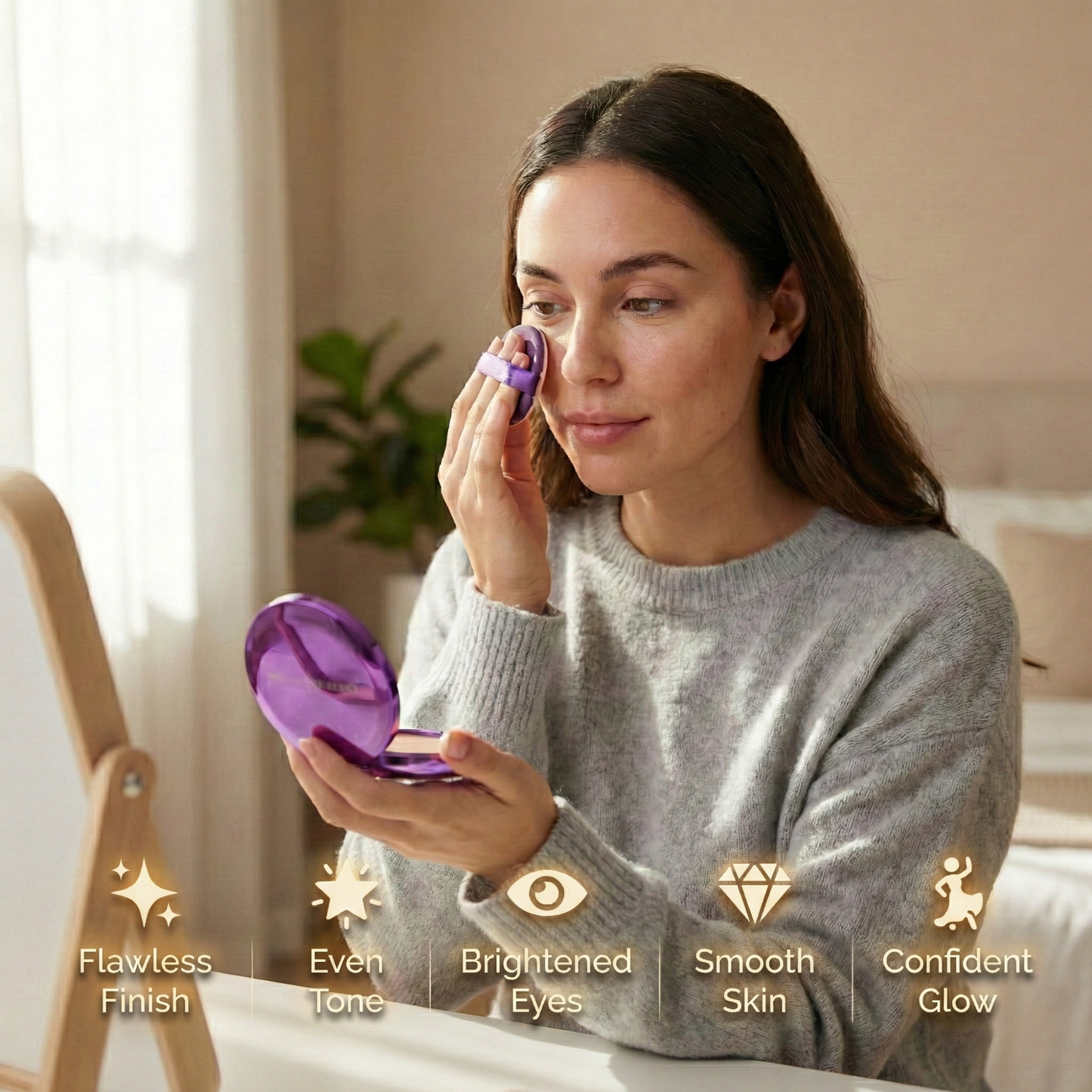 40 Nuancer Blød Mat Concealer - Jævn Hudtone Uden Fedtede Mellemtimer