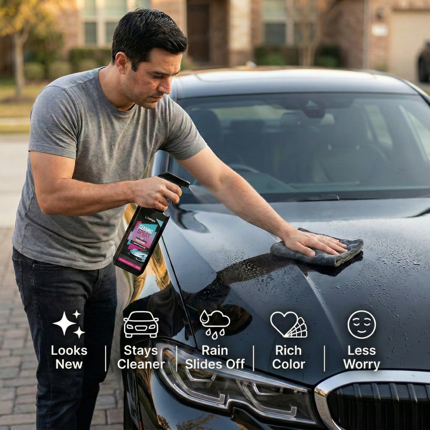 Keramický ochranný sprej - Dlouhotrvající lesk bez častého přemývání